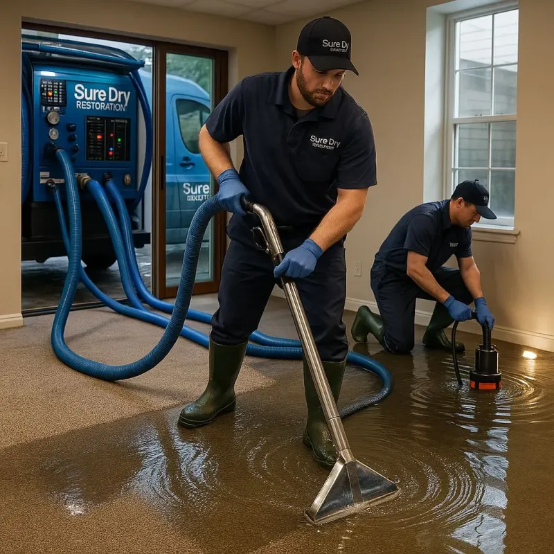 Water Extraction and Removal process in Fredericksburg, VA